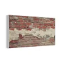Muur - Baksteen - Verweerd PET vilt middel -3d
