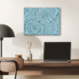 Water - Blauw - bubbels PET vilt klein -sfeer5