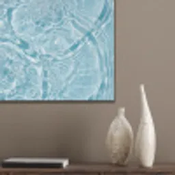 Water - Blauw - bubbels PET vilt klein -sfeer6_closeup