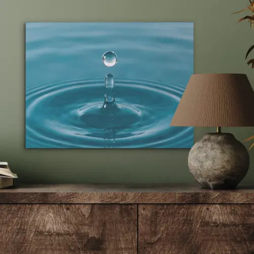 Waterdruppel - Water - Oppervlakte PET vilt klein -sfeer2