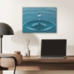 Waterdruppel - Water - Oppervlakte PET vilt klein -sfeer5