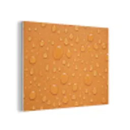 Water - Druppels - Oranje PET vilt klein -3d