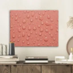 Water - Druppels - Roze PET vilt klein -sfeer1