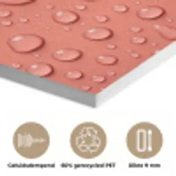 Water - Druppels - Roze PET vilt klein -closeup_NL