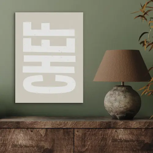 Wit - Chef - Decoratie - Japandi PET vilt klein -sfeer2