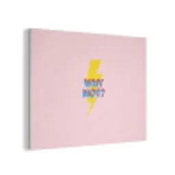 Why not - Bliksem - Roze PET vilt klein -3d