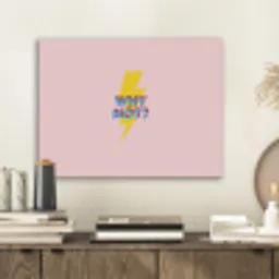 Why not - Bliksem - Roze PET vilt klein -sfeer1