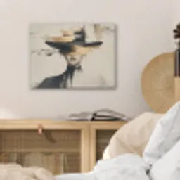 Vrouw - Hoed - Verf PET vilt klein -sfeer3