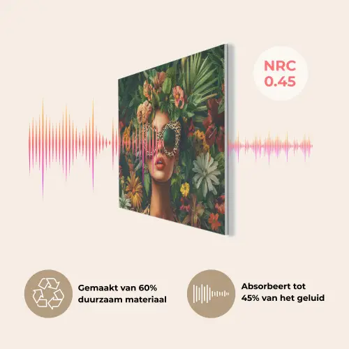 Vrouw - Panterprint - Jungle - Natuur - Luxe PET vilt klein -USP_NL