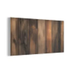 Hout - Rustiek - Donkere Planken PET vilt middel -3d