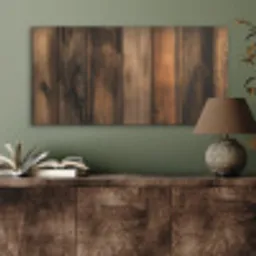 Hout - Rustiek - Donkere Planken PET vilt middel -sfeer2