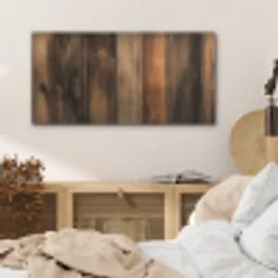 Hout - Rustiek - Donkere Planken PET vilt middel -sfeer3