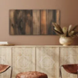 Hout - Rustiek - Donkere Planken PET vilt middel -sfeer4