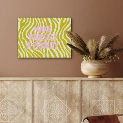 Zebraprint - Priority - Roze PET vilt klein -sfeer4