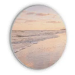 Strand - Branding - Wolken Akoestische PET Vilt - Rond klein -3d