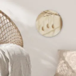 Beige - Paastak - Eieren Akoestische PET Vilt - Rond klein -sfeer4