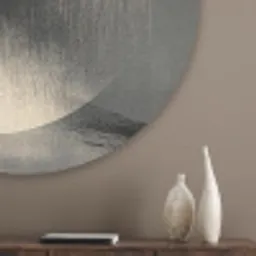 Cirkels - Schaduw - Abstract Akoestische PET Vilt - Rond klein -sfeer5_closeup