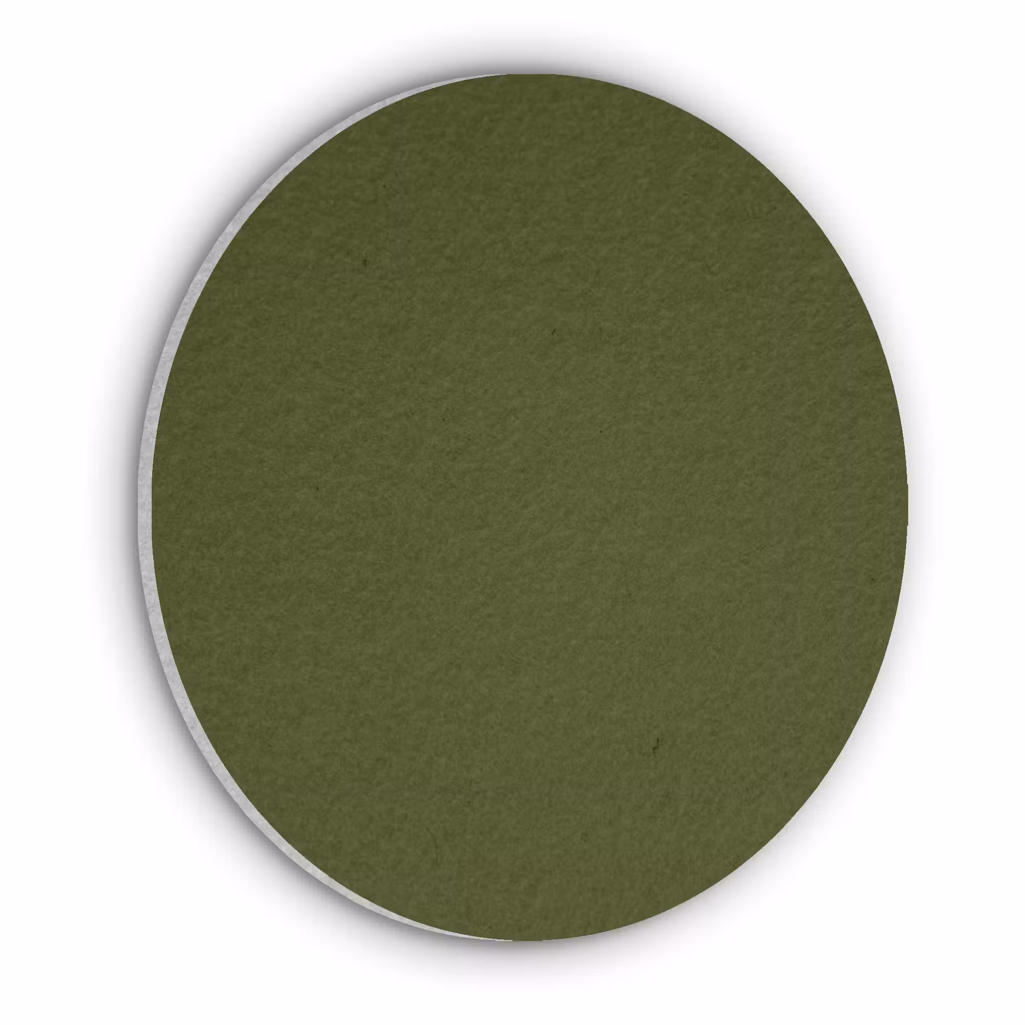 Acoustic painting round - Dark  - Olive - Green