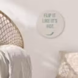 Groen - Quote - Zomer - Chilipeper Akoestische PET Vilt - Rond klein -sfeer4