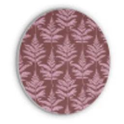 Blad - Patroon - Paars Akoestische PET Vilt - Rond klein 838 -3d