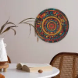 Mandala - Cirkels - Patronen Akoestische PET Vilt - Rond klein -sfeer3