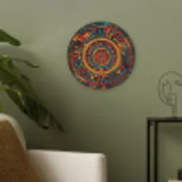 Mandala - Cirkels - Patronen Akoestische PET Vilt - Rond klein -sfeer2