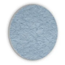 Golven - Ritmisch - Blauw Akoestische PET Vilt - Rond klein 838 -3d