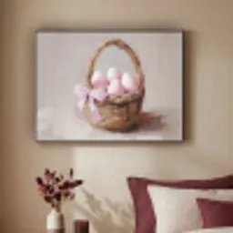 Mand - Eieren - Roze Textielframe - compleet frame klein -sfeer1