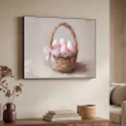 Mand - Eieren - Roze Textielframe zwart klein -sfeer3