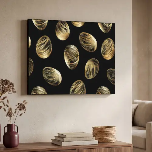 Eieren - Goud - Patroon Textielframe - compleet frame klein -sfeer3