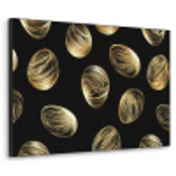 Eieren - Goud - Patroon Textielframe - compleet frame klein -3d