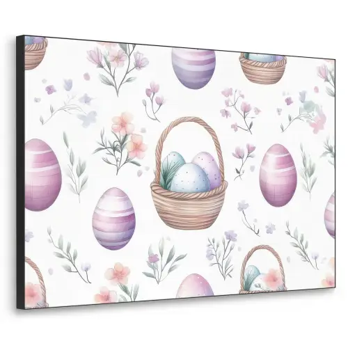 Bloemen - Paaseieren - Patroon Textielframe - compleet frame klein -3d