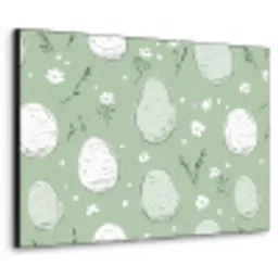 Groen - Eieren - Patroon Textielframe - compleet frame klein -3d