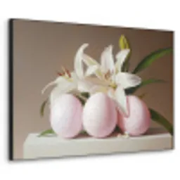 Lelies - Eieren - Pasen Textielframe - compleet frame klein -3d