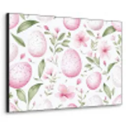 Patroon - Eieren - Roze - Pasen Textielframe - compleet frame klein -3d