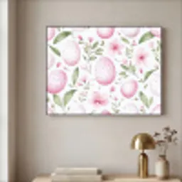 Patroon - Eieren - Roze - Pasen Textielframe - compleet frame klein -sfeer2