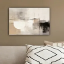 Abstract - Kunst - Grijs canvas 2cm klein -sfeer3