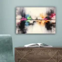 Abstract - Kleurexplosie - Landschap canvas 2cm klein -sfeer4