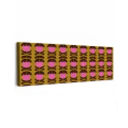 Abstract - Bloemen - Roze canvas 2cm klein 828 -z3d