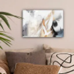 Abstract - Gold - Design - Luxe canvas 2cm klein -sfeer1