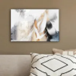 Abstract - Gold - Design - Luxe canvas 2cm klein -sfeer3