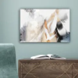 Abstract - Gold - Design - Luxe canvas 2cm klein -sfeer4