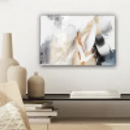 Abstract - Gold - Design - Luxe canvas 2cm klein -sfeer6