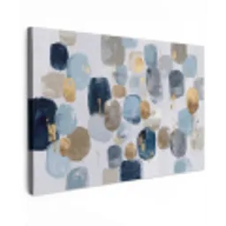 Abstract - Goud - Vormen canvas 2cm klein -z3d