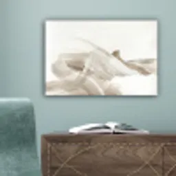 Abstract - Moderne kunst - Beige canvas 2cm klein -sfeer4