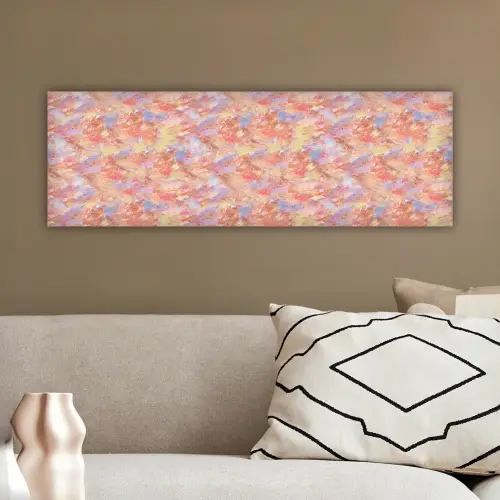 Abstract - Multi - Kleur - Verf canvas 2cm klein 828 -sfeer3