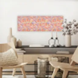 Abstract - Multi - Kleur - Verf canvas 2cm klein 828 -sfeer6