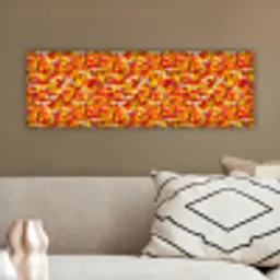Abstract - Verf - Rood canvas 2cm klein 828 -sfeer3