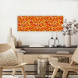 Abstract - Verf - Rood canvas 2cm klein 828 -sfeer6