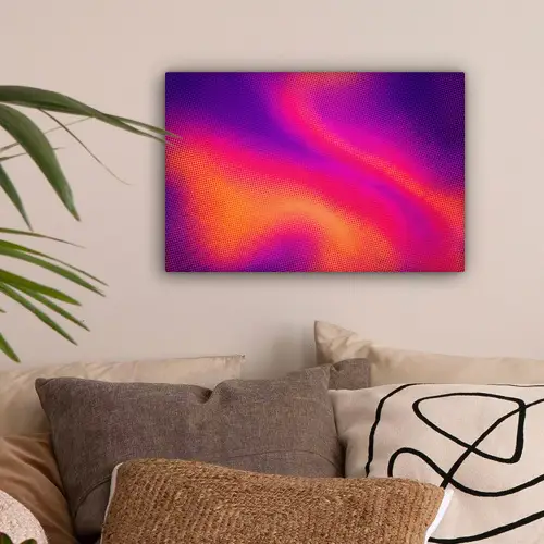 Abstract - Patroon - Kleurverloop canvas 2cm klein -sfeer1